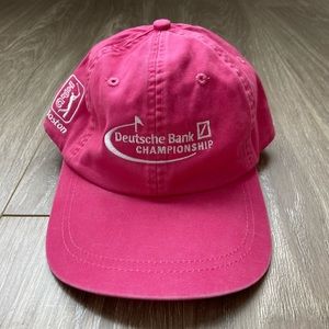 Pink Deutsche Bank TOC Boston Golf Hat